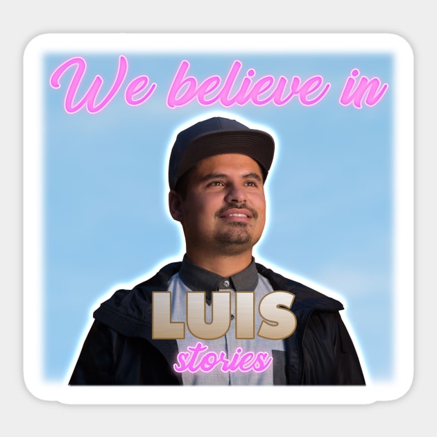 We believe in Louis stories Sticker by Javibuart